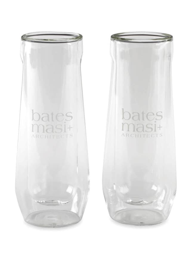 CORKCICLE Flute Glass Set of Two - White MISC