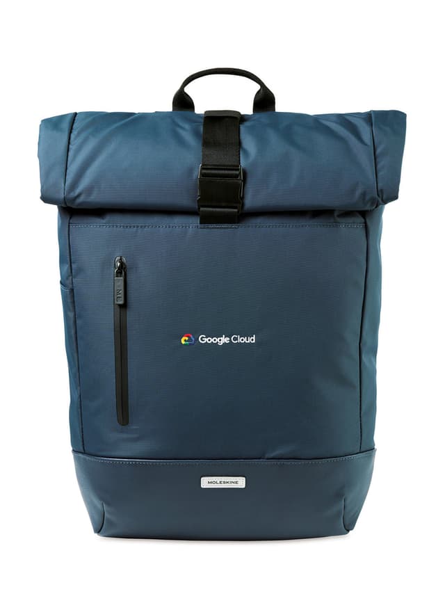 Moleskine Metro Rolltop Backpack - Navy MISC