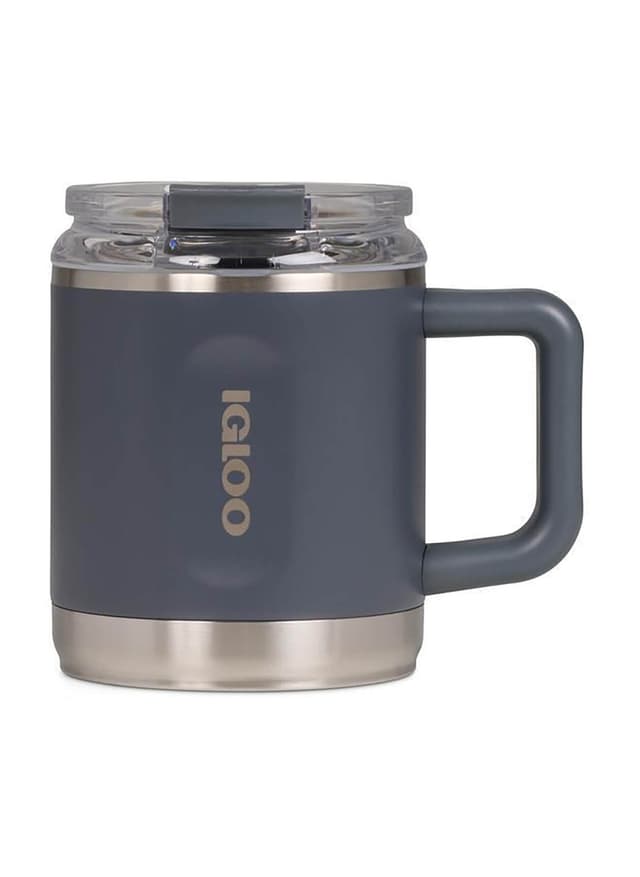 Igloo Recycled Stainless Steel Mug - 15 Oz. - Dark Grey MISC