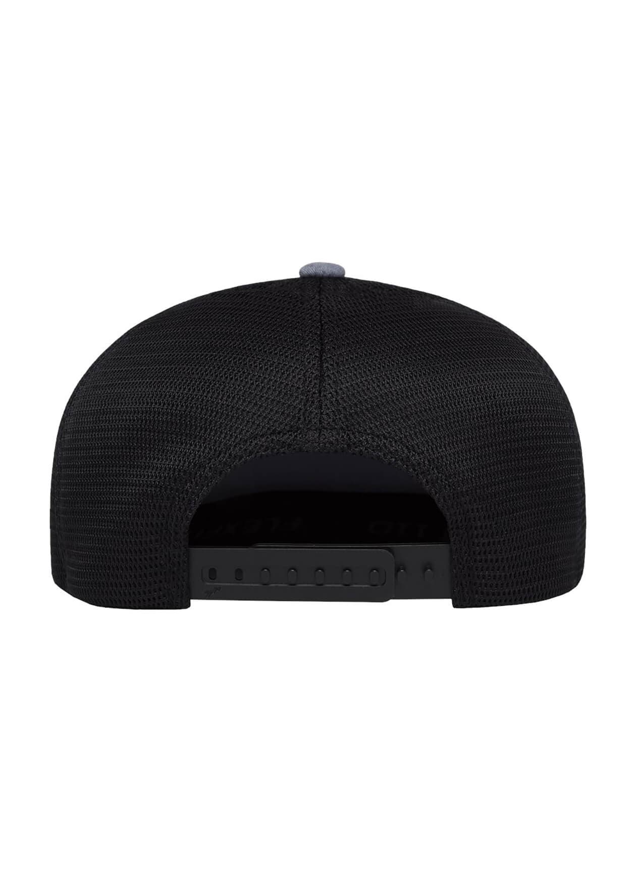 Flexfit 110 Mesh Arch Cap - Heather Grey / Black (GRB) MISC