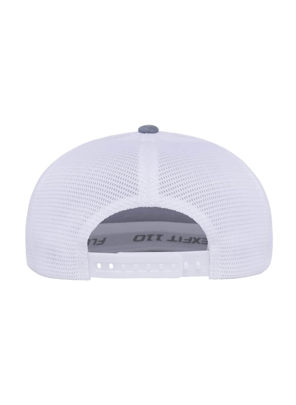 Flexfit 110 Mesh Arch Cap - Heather Grey / White (GRW) MISC