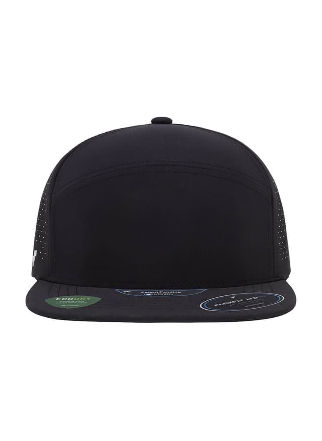 Flexfit 110 Premium Arch Perforated Cap - Black (BLK) MISC