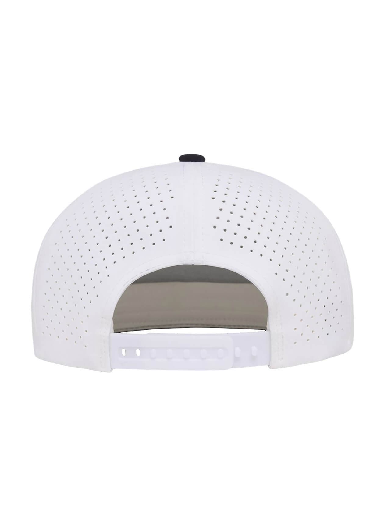 Flexfit 110 Premium Arch Perforated Cap - Black / White (BLW) MISC