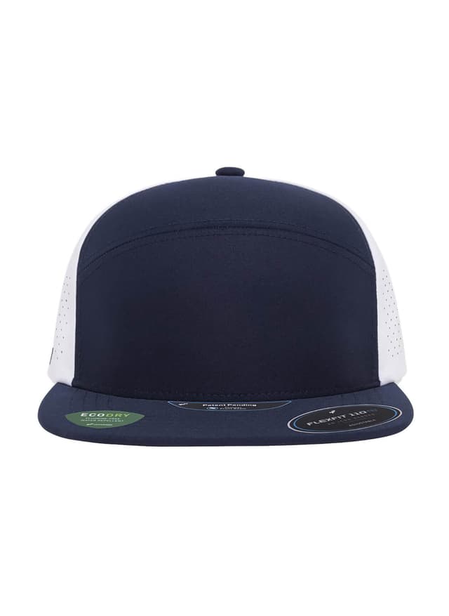 Flexfit 110 Premium Arch Perforated Cap - Navy / White (NVW) MISC