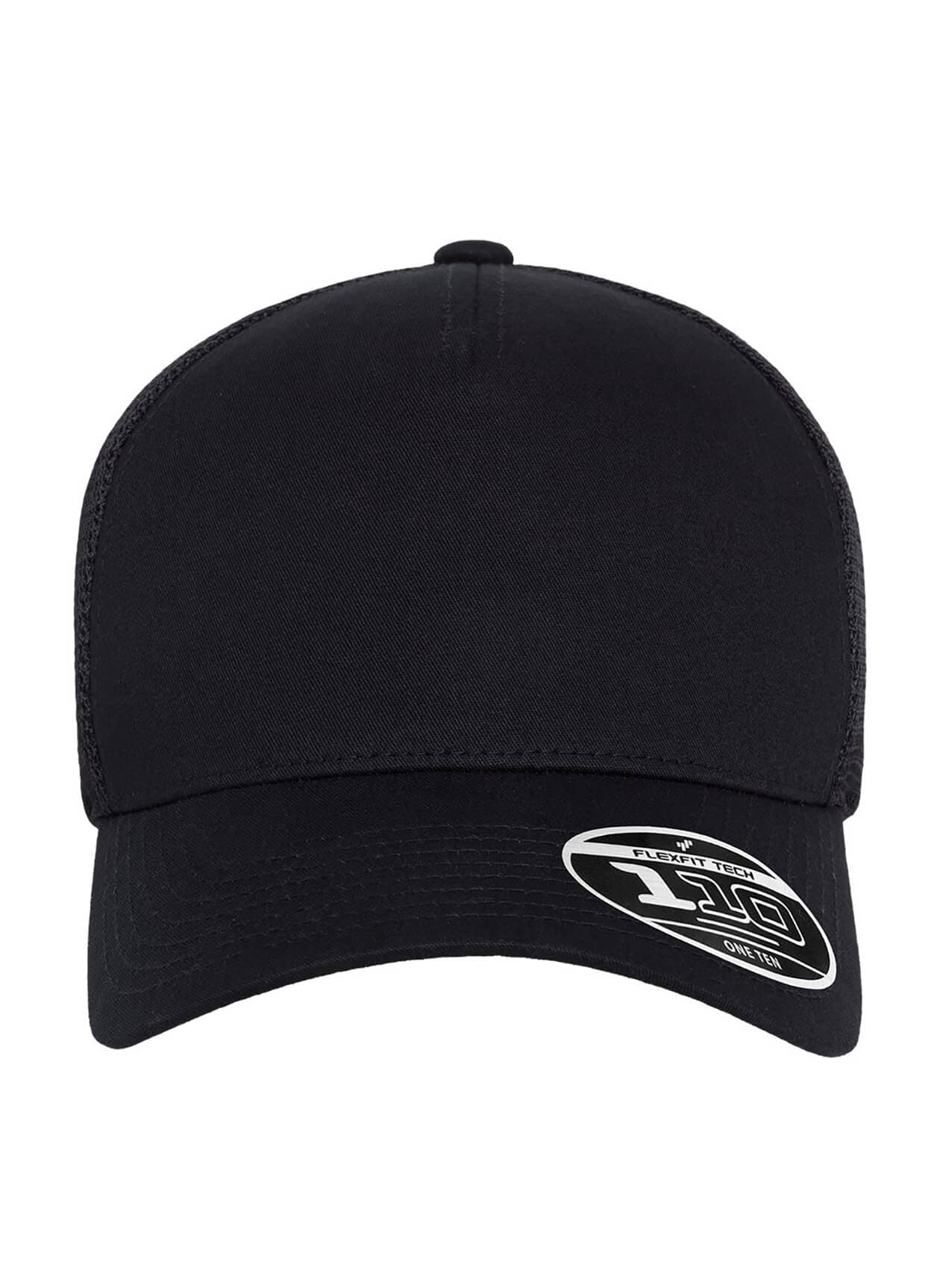 Flexfit 110 Five-Panel Mesh Cap - Black (BLK) MISC