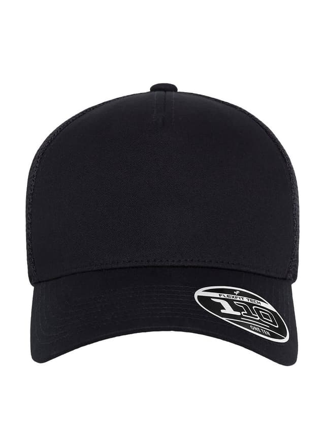 Flexfit 110 Five-Panel Mesh Cap - Black (BLK) MISC
