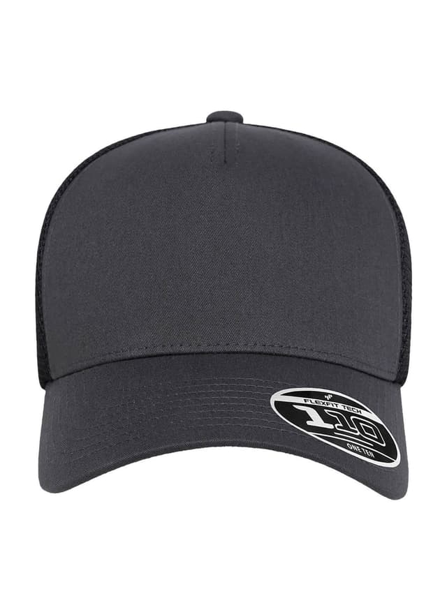 Flexfit 110 Five-Panel Mesh Cap - Charcoal / Black (CHB) MISC