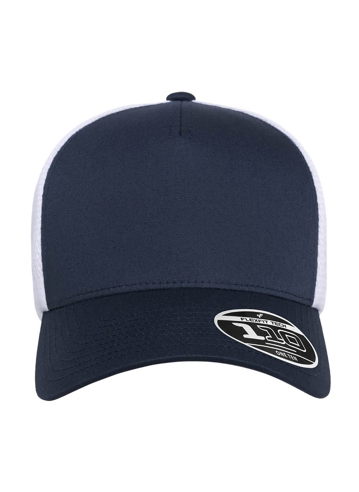 Flexfit 110 Five-Panel Mesh Cap - Navy / White (NVW) MISC