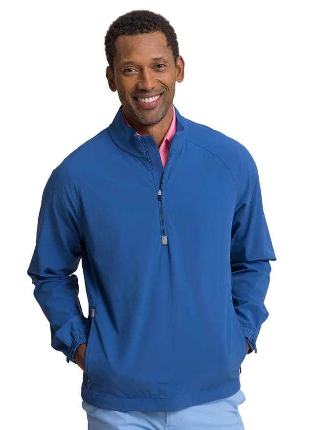Southern Tide Men's Seabreeze Perf Pullover - Navy LG