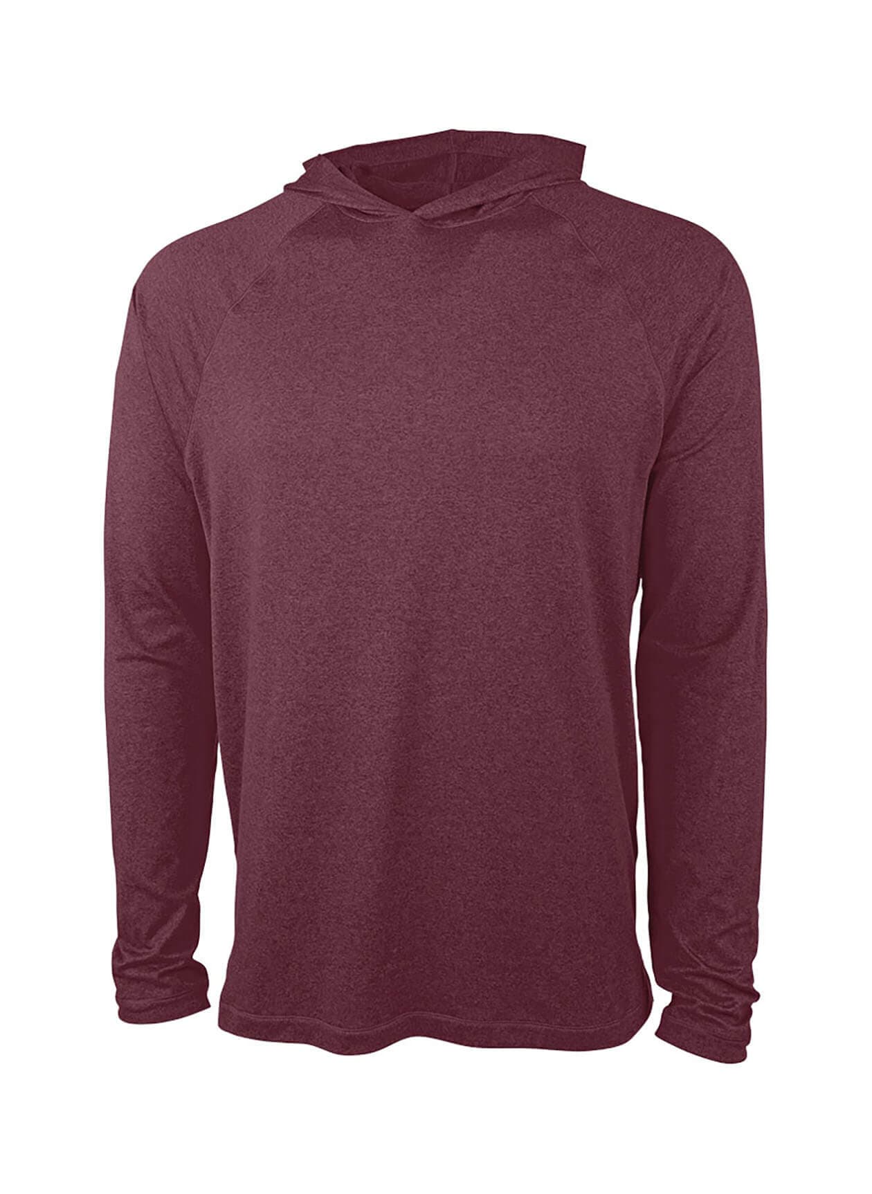 Charles River Men's Cayak Lightweight Stretch Hoodie - Burgundy Heather (128) 3XL