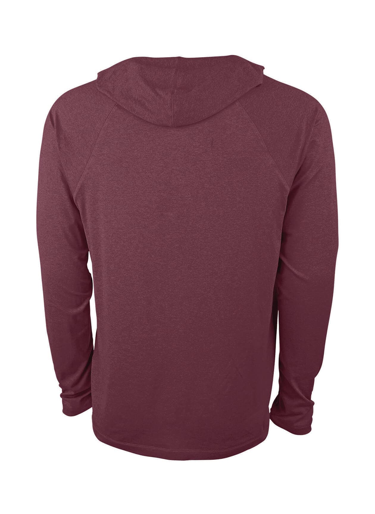 Charles River Men's Cayak Lightweight Stretch Hoodie - Burgundy Heather (128) 3XL