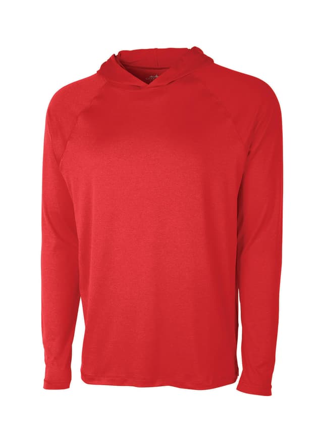Charles River Men's Cayak Lightweight Stretch Hoodie - Red Heather (168) 3XL