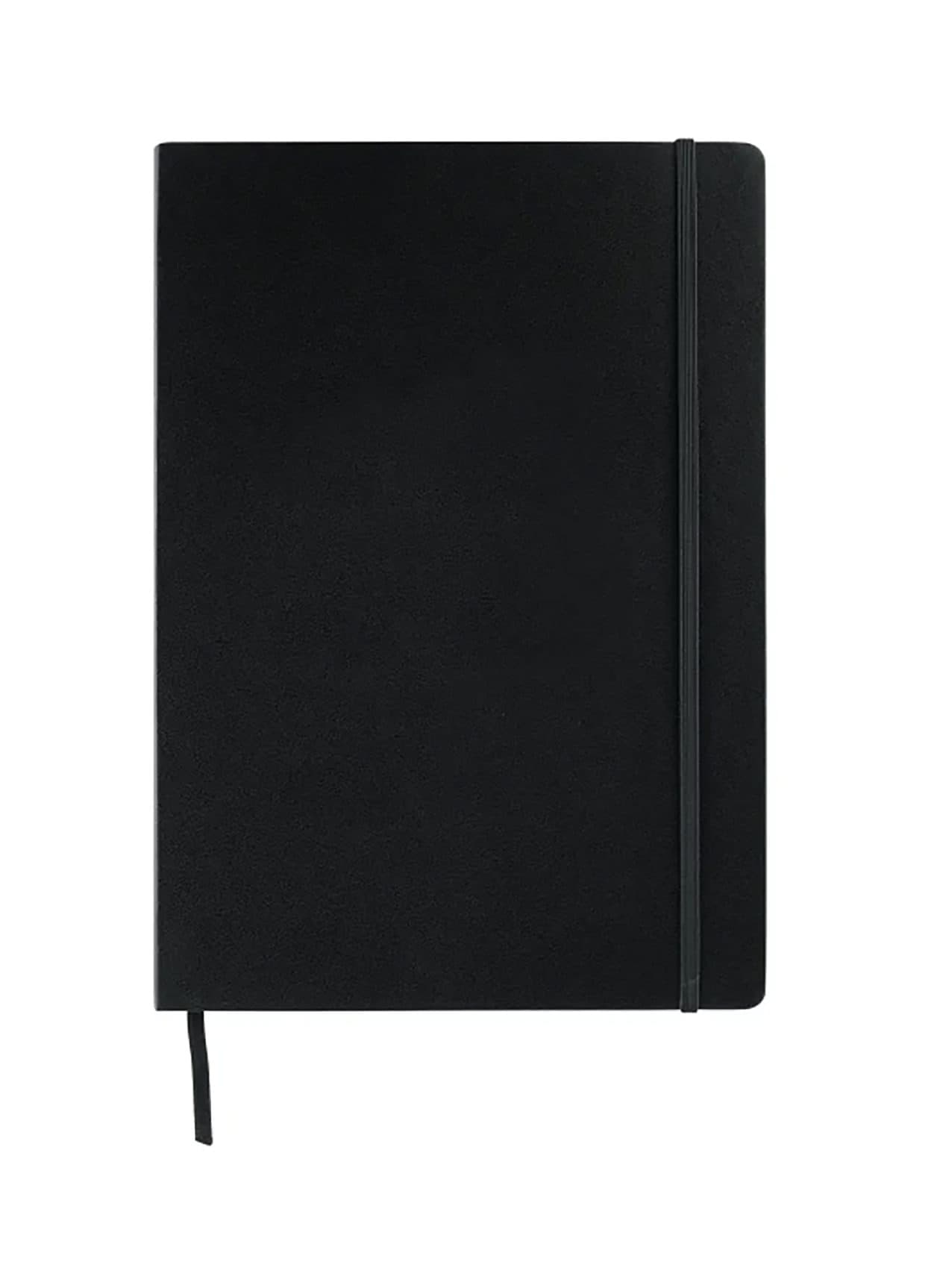 JournalBooks 8.5" x 11.5" Ambassador Large Bound Notebook - Black MISC