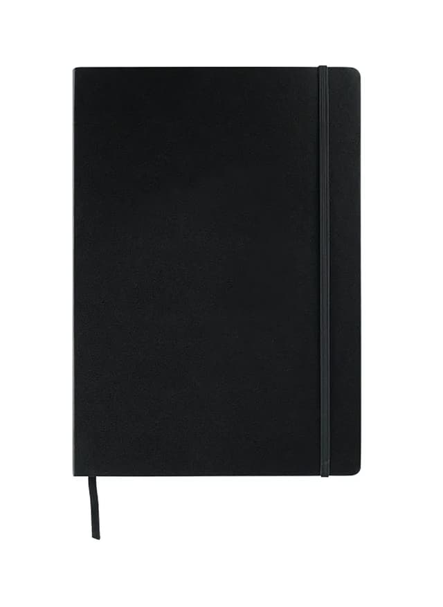 JournalBooks 8.5" x 11.5" Ambassador Large Bound Notebook - Black MISC