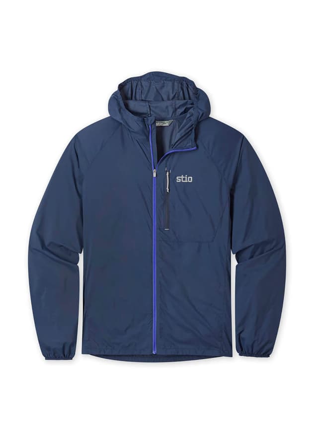 STIO Men's Second Light Windshell - Navy LG