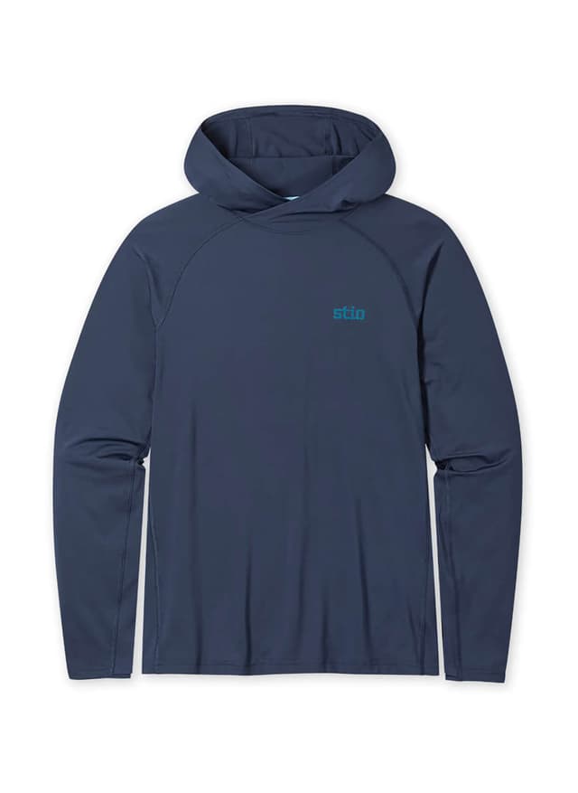 STIO Men's Hylas Hooded Pullover - Navy 3XL