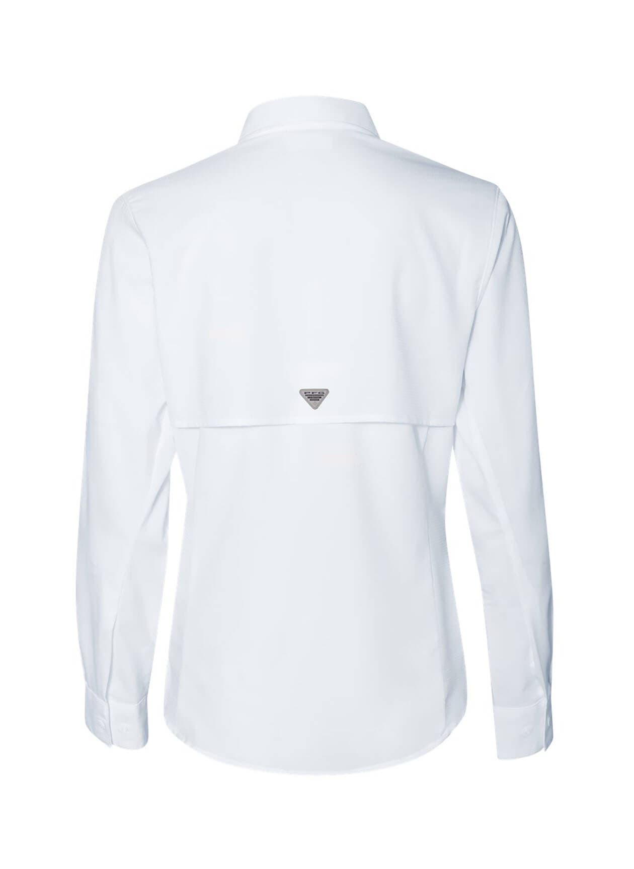 Columbia Women's PFG Tamiami II Shirt - White LG