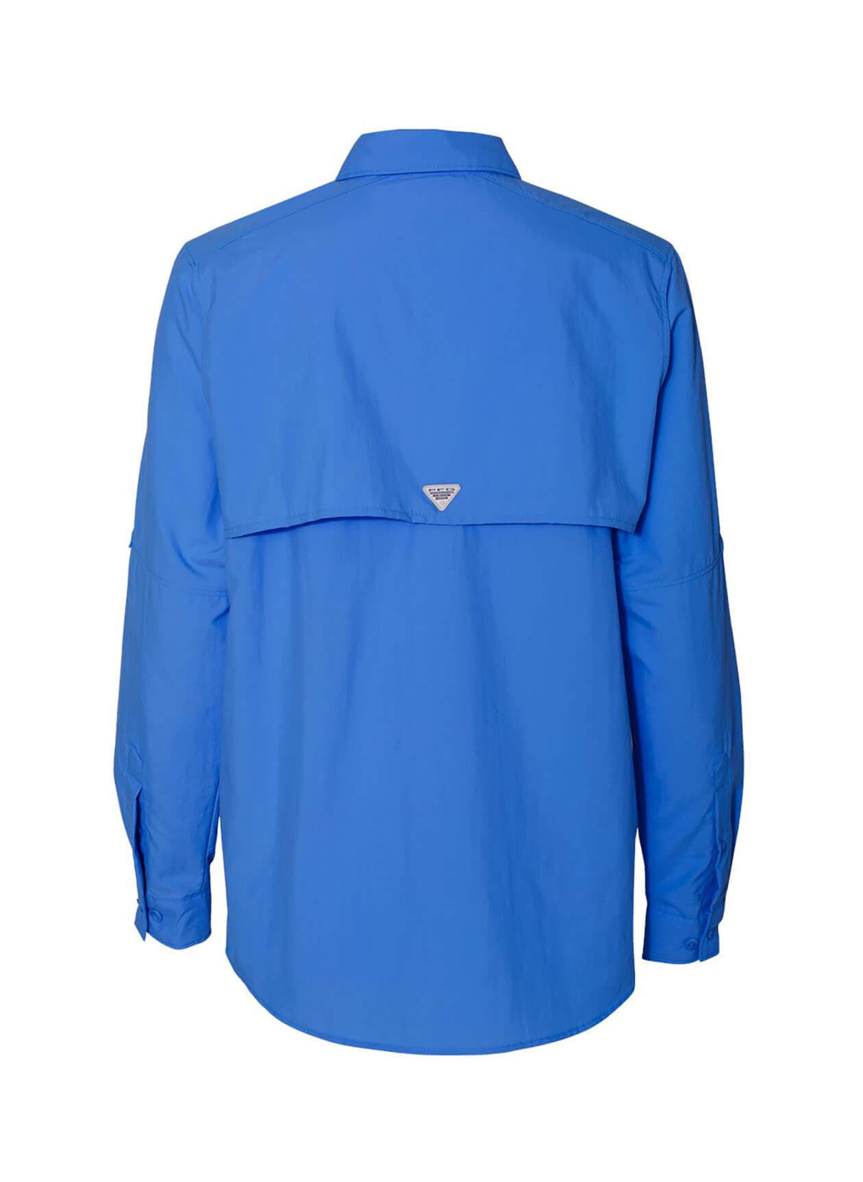 Columbia Women's PFG Bahama Shirt - S&S - Blue LG