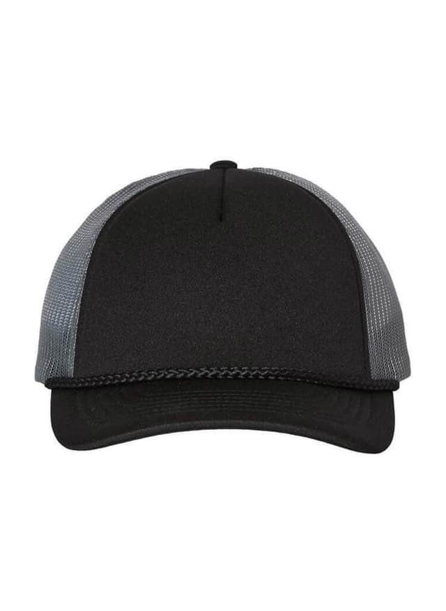 Richardson Low Pro Foamie Trucker Hat - Black,Light Grey MISC