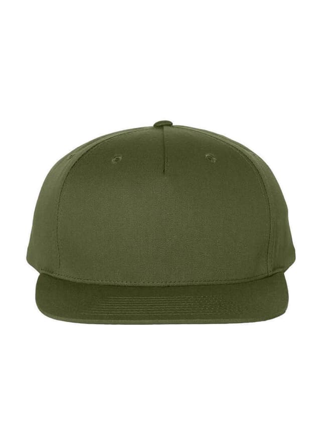 Richarson Pinch Front Twill Back Trucker Hat - Green MISC