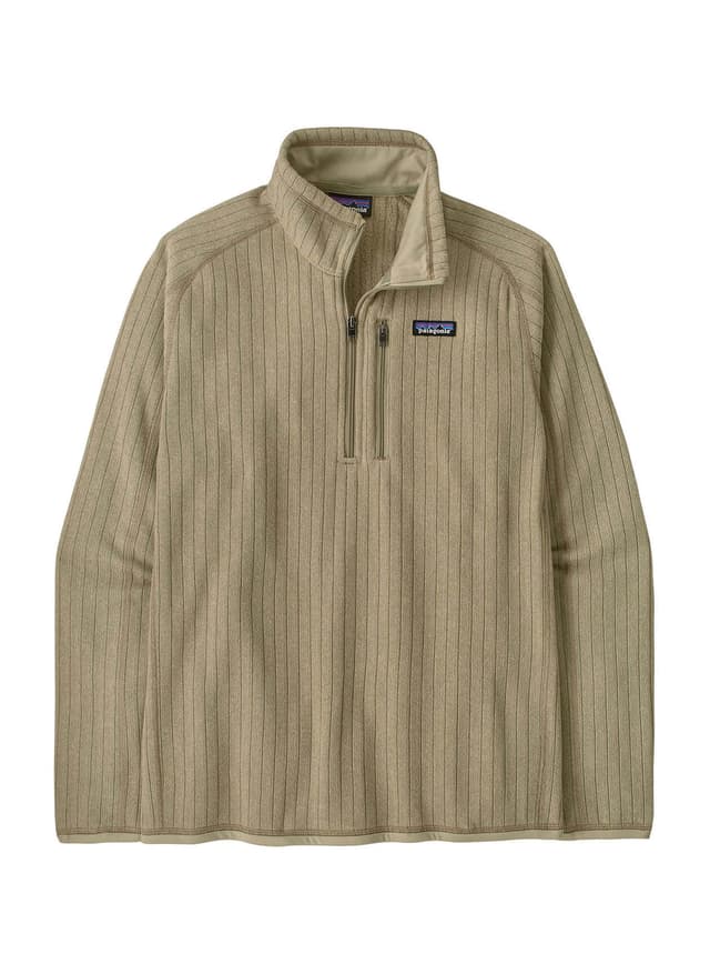 Patagonia Men's Better Sweater Quarter-Zip - Weathered Stone Rib Knit 3XL