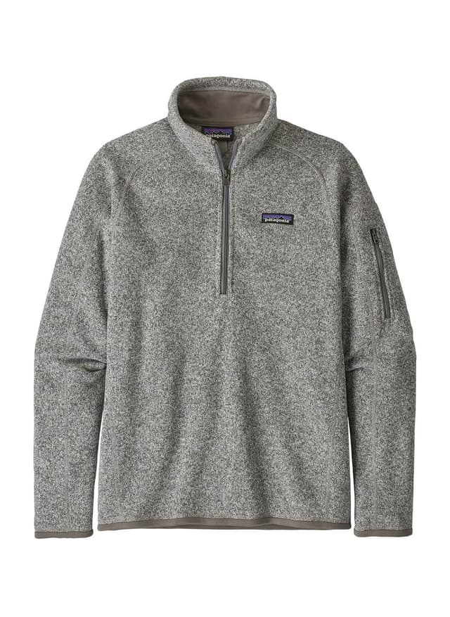 Patagonia Women's Better Sweater Quarter-Zip - Light Grey LG
