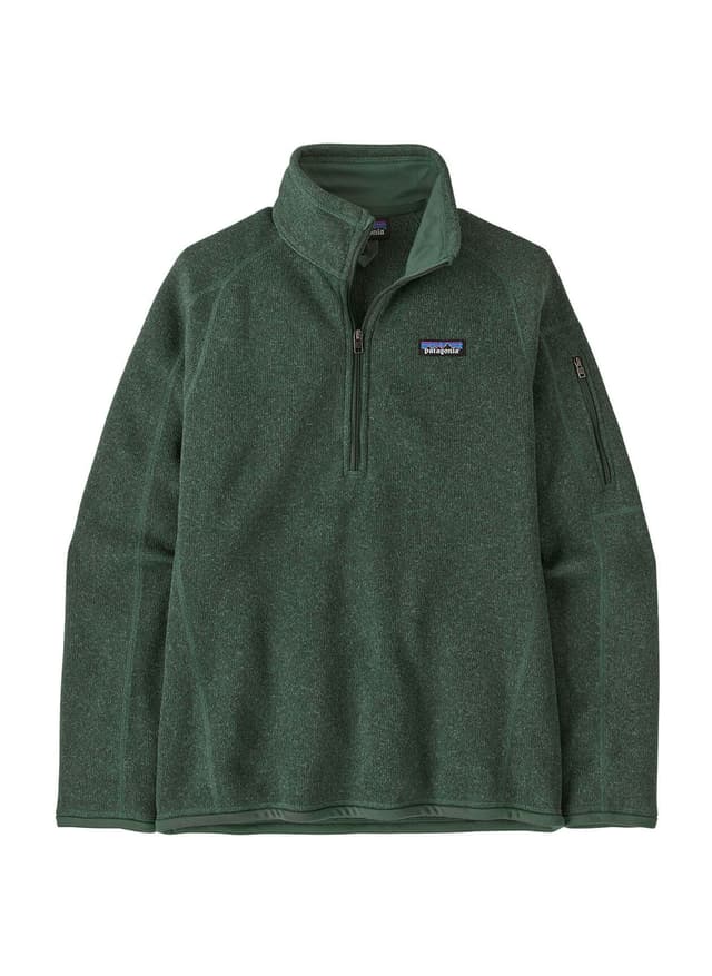 Patagonia Women's Better Sweater Quarter-Zip - Canopy Green (CNGR) LG