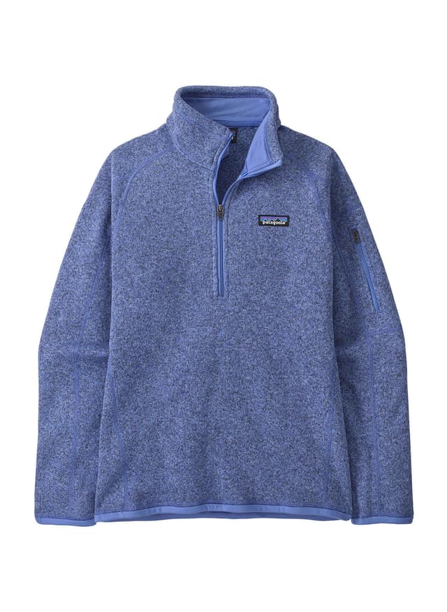 Patagonia Women's Better Sweater Quarter-Zip - Diver Blue LG