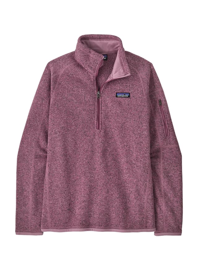 Patagonia Women's Better Sweater Quarter-Zip - Light Violet (LVT) LG