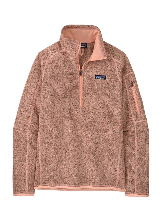 Patagonia Women's Better Sweater Quarter-Zip - Orange LG