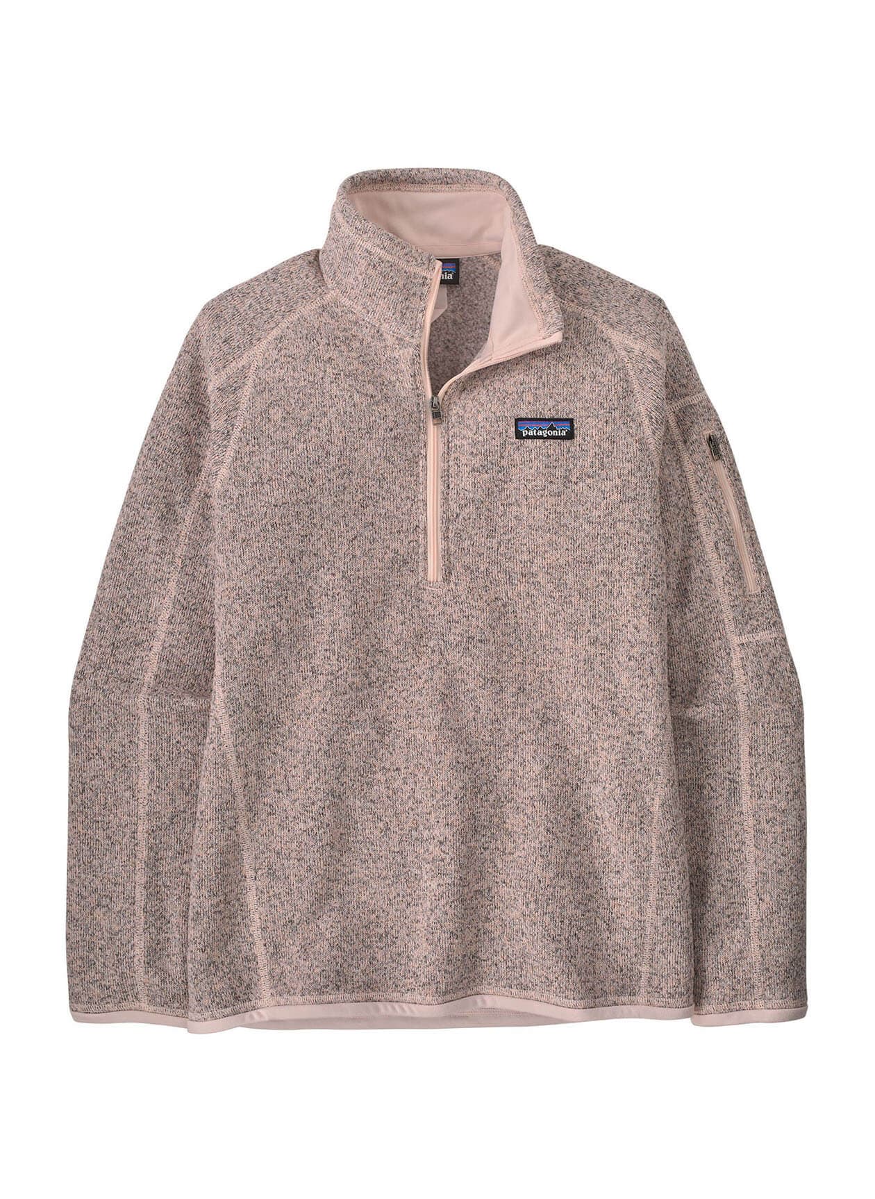 Patagonia Women's Better Sweater Quarter-Zip - Pink Frost LG