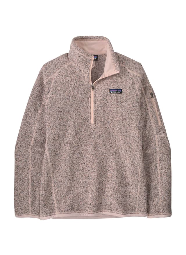 Patagonia Women's Better Sweater Quarter-Zip - Pink Frost LG