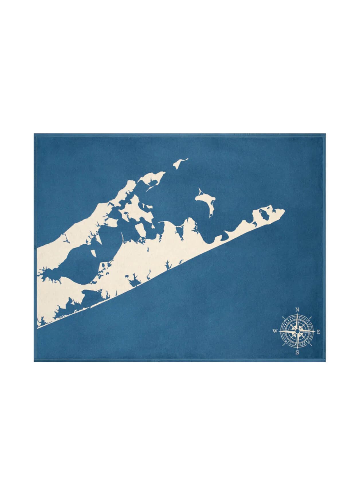 ChappyWrap The Hamptons Map Blanket