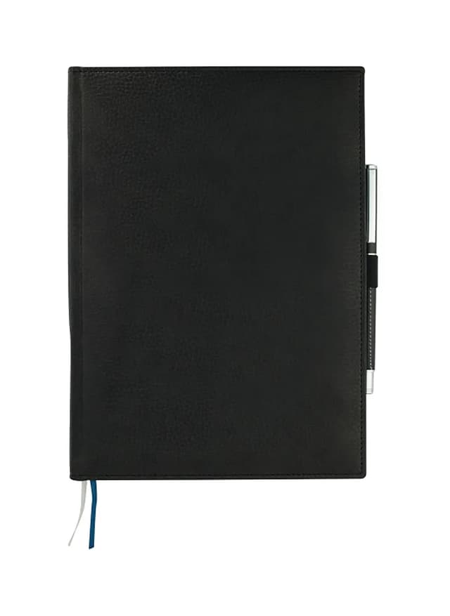 JournalBooks 7" x 10" Vicenza Large Bound Notebook - Black MISC