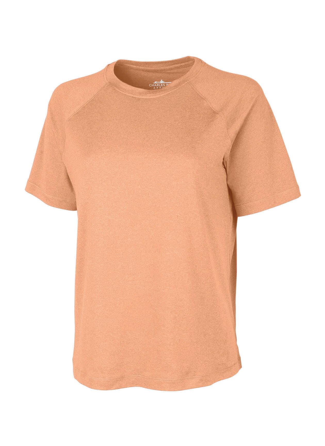 Charles River Women's Cayak Lightweight Stretch Short Sleeve T-Shirt - Orange 3XL