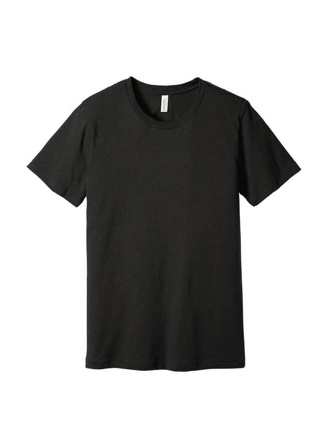 Bella + Canvas Men's Heather CVC T-Shirt - Black 3XL