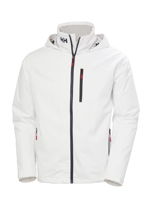 Helly Hansen Men's Crew Hooded Midlayer Jacket 2.0 - White 3XL