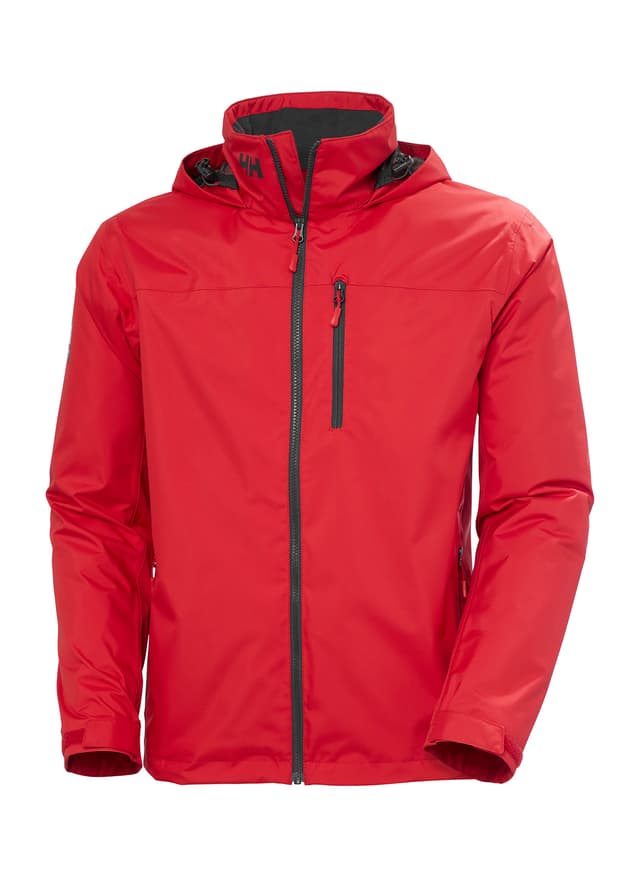 Helly Hansen Men's Crew Hooded Midlayer Jacket 2.0 - Red 3XL