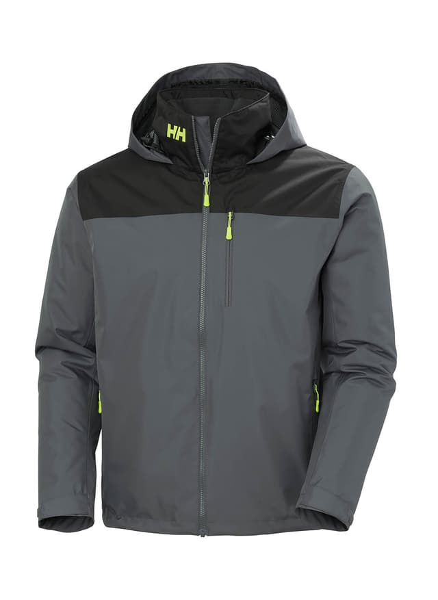Helly Hansen Men's Crew Hooded Midlayer Jacket 2.0 - Dark Grey 3XL