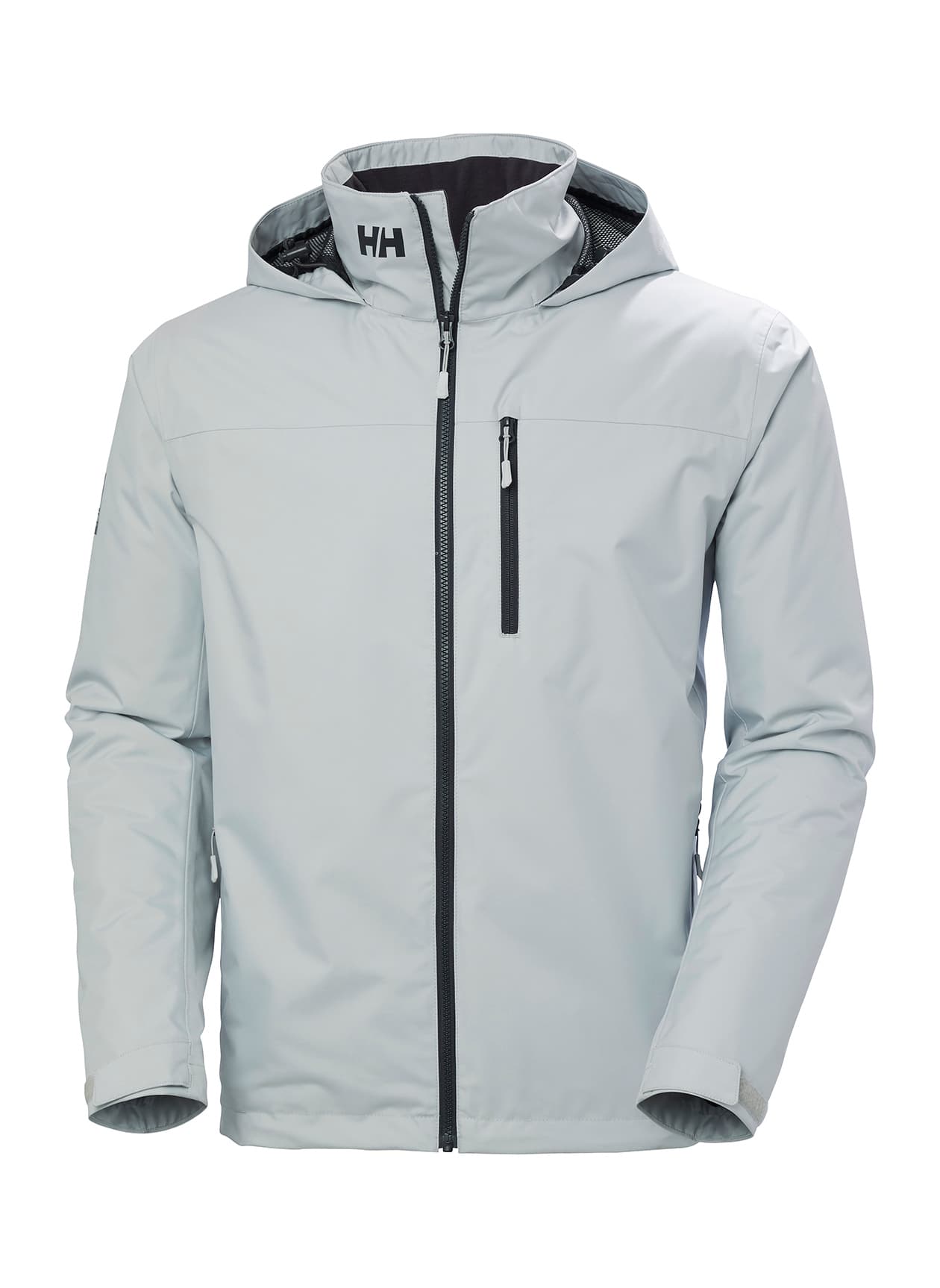 Helly Hansen Men's Crew Hooded Midlayer Jacket 2.0 - Light Grey 3XL