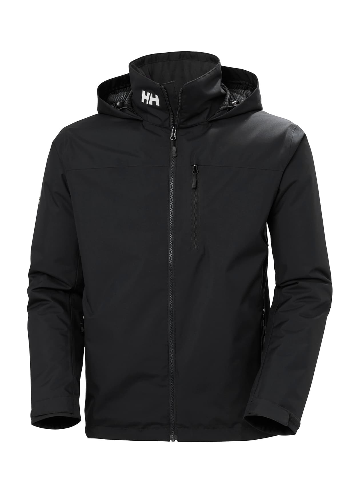 Helly Hansen Men's Crew Hooded Midlayer Jacket 2.0 - Black 3XL