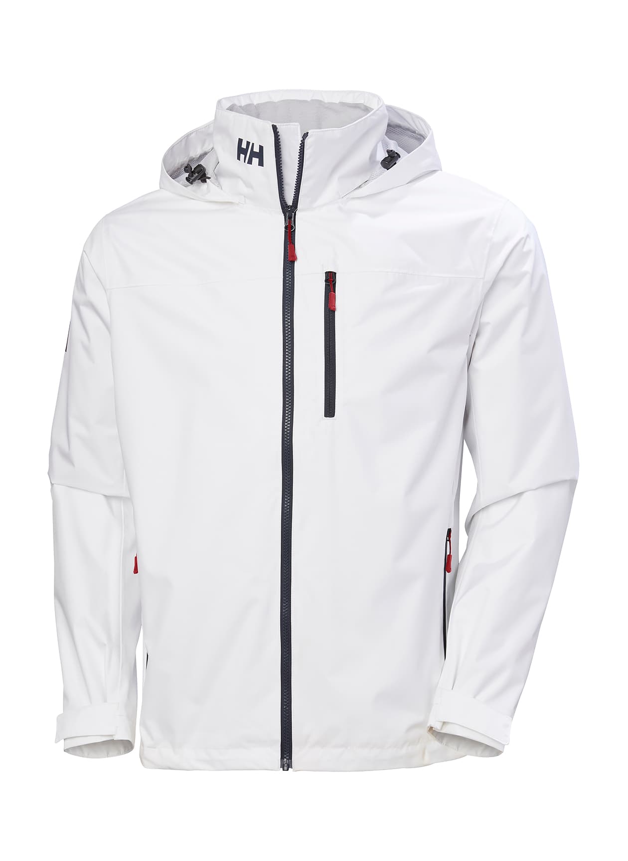 Helly Hansen Men's Crew Hooded Jacket 2.0 - White 3XL