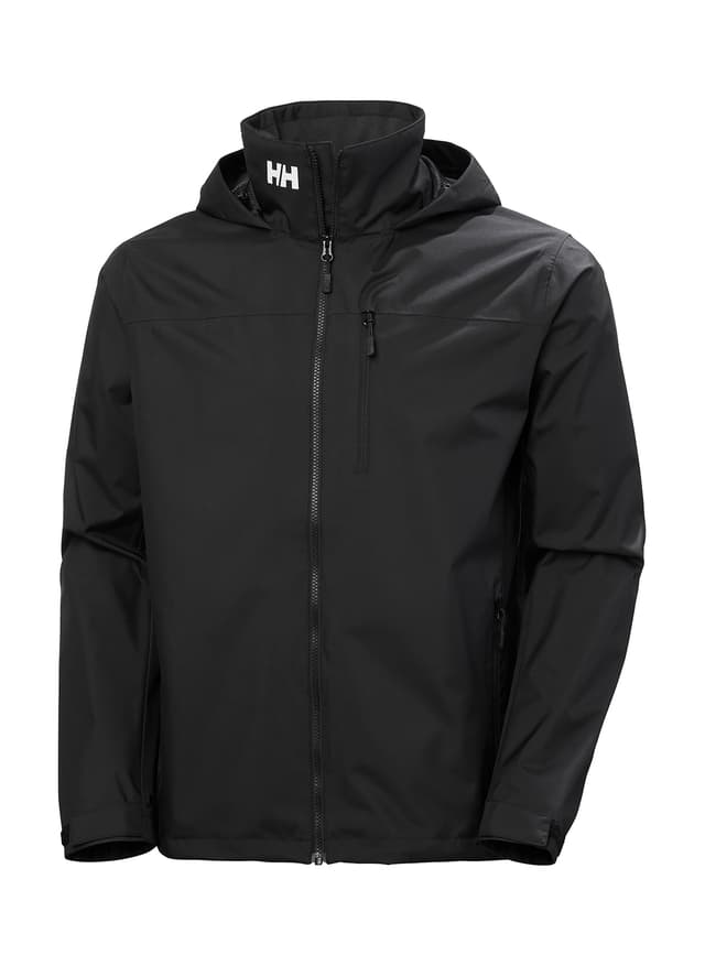 Helly Hansen Men's Crew Hooded Jacket 2.0 - Black 3XL