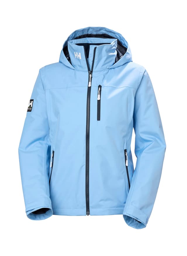 Helly Hansen Women's Crew Hooded Midlayer Jacket 2.0 - Cyan 3XL