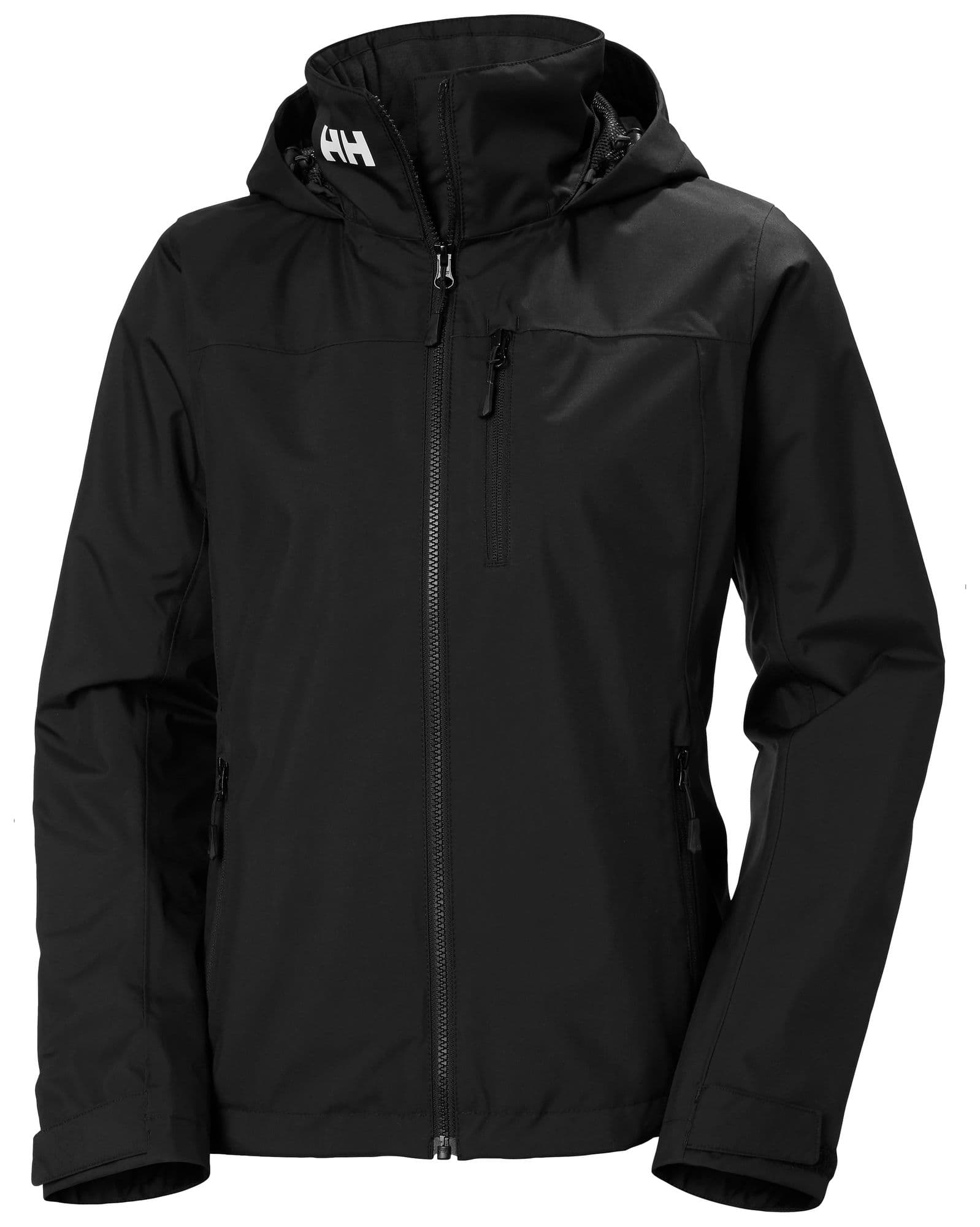 Helly Hansen Women's Crew Hooded Midlayer Jacket 2.0 - Black 3XL