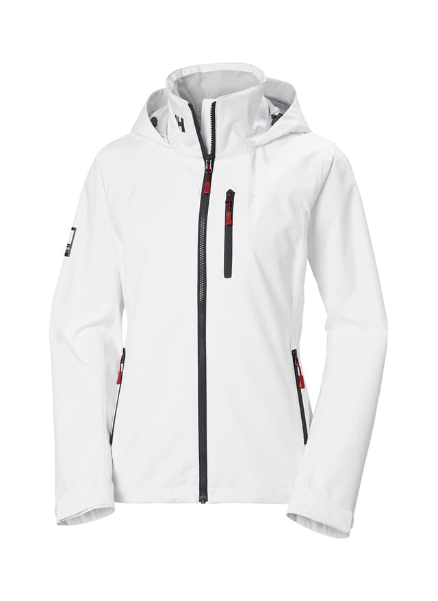 Helly Hansen Women's Crew Hooded Jacket 2.0 - White 3XL
