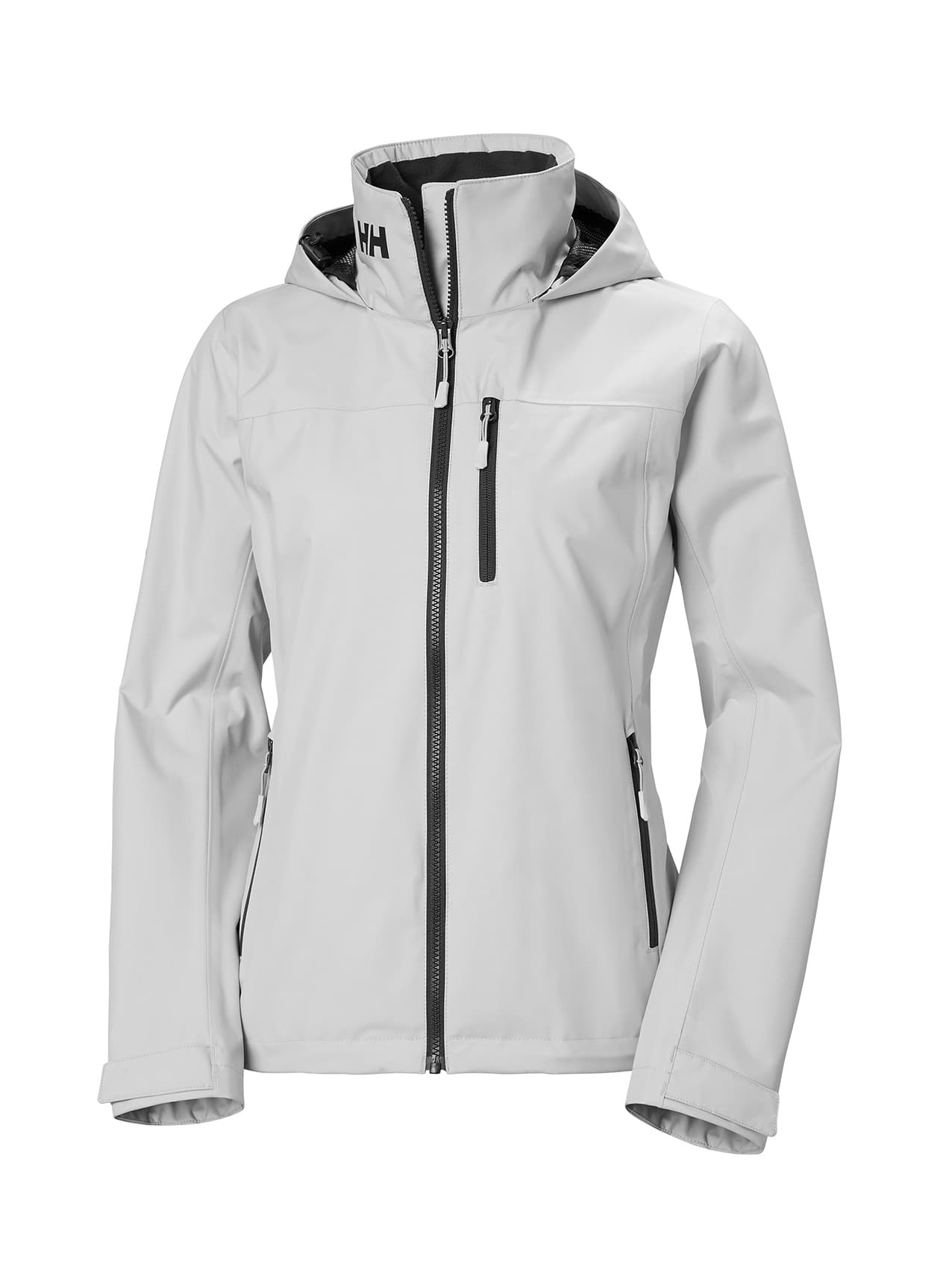 Helly Hansen Women's Crew Hooded Jacket 2.0 - Light Grey 3XL