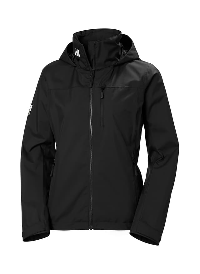 Helly Hansen Women's Crew Hooded Jacket 2.0 - Black 3XL