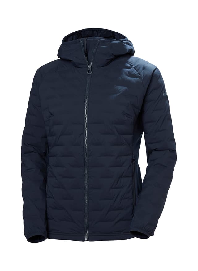 Helly Hansen Women's HP Hybrid Stretch Hooded Insulated Jacket - Navy LG