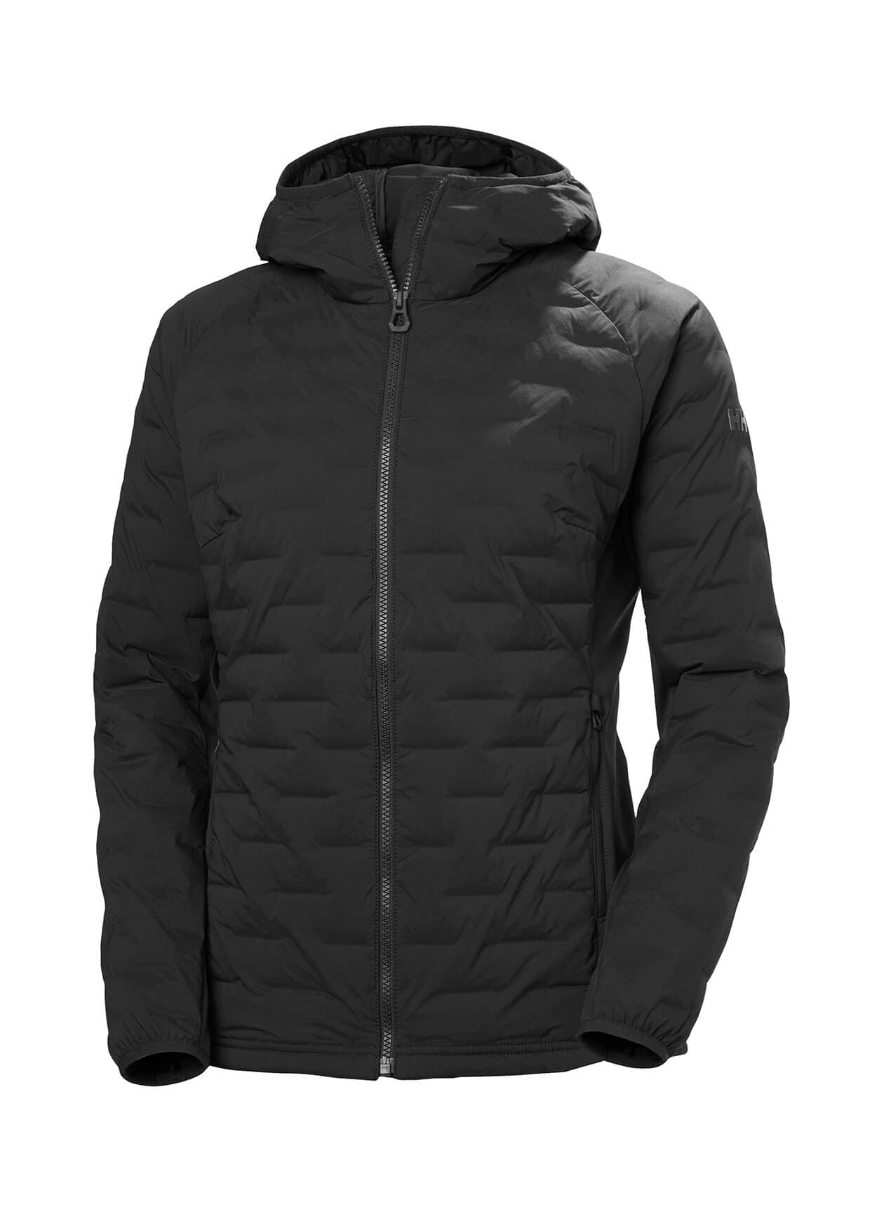 Helly Hansen Women's HP Hybrid Stretch Hooded Insulated Jacket - Black LG